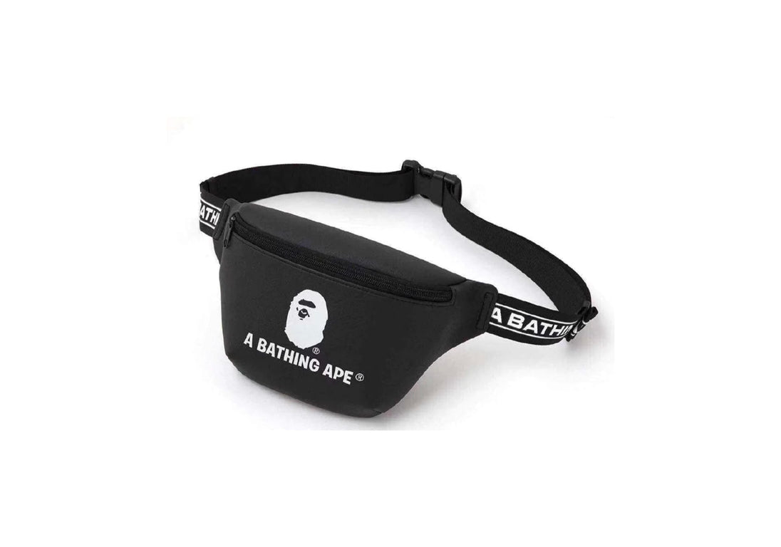 Bape waist bag cheap black