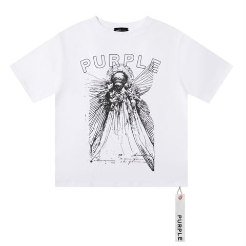 Purple Brand Angel Inside Out White Tee