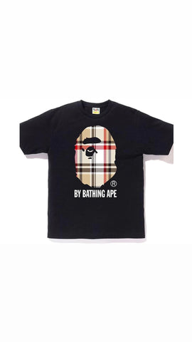 Bape Black Check Tee