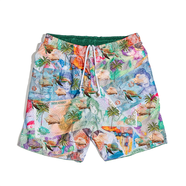 YNC x Mutiny Reversible Mesh Shorts