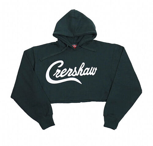 Crenshaw Crop Top Forrest Hoodie mutiny.ky